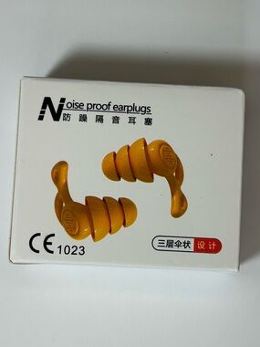 Noise Proof Earplugs - Yellow Comfortable Hearing Protection